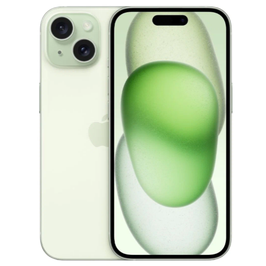 Смартфон Apple iPhone 15 Plus 128 ГБ зеленый (Green)