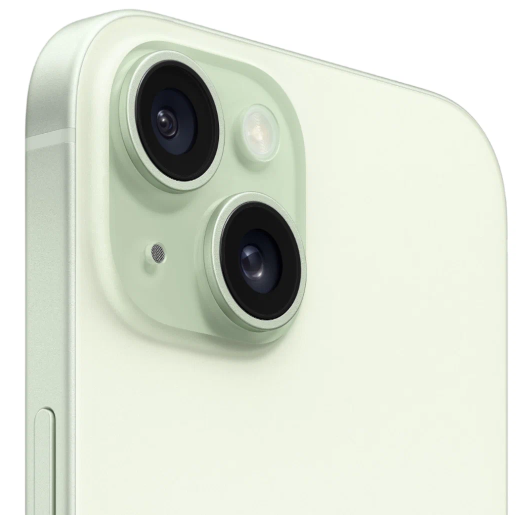 Смартфон Apple iPhone 15 Plus 128 ГБ зеленый (Green)