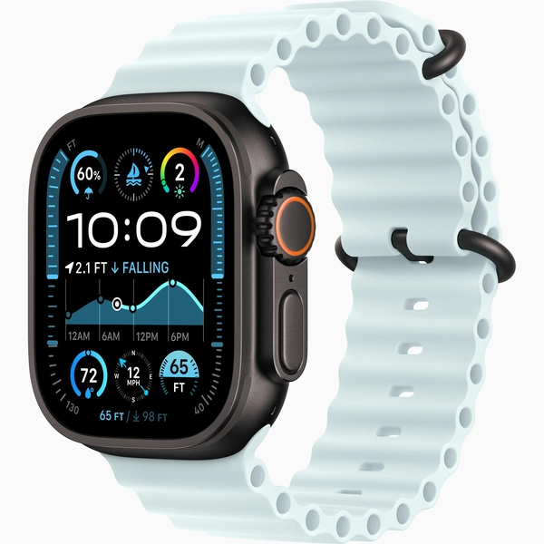 Чехол Silicone Case для Silicone Case для Apple Watch Ultra 2 черный (Satin Black)