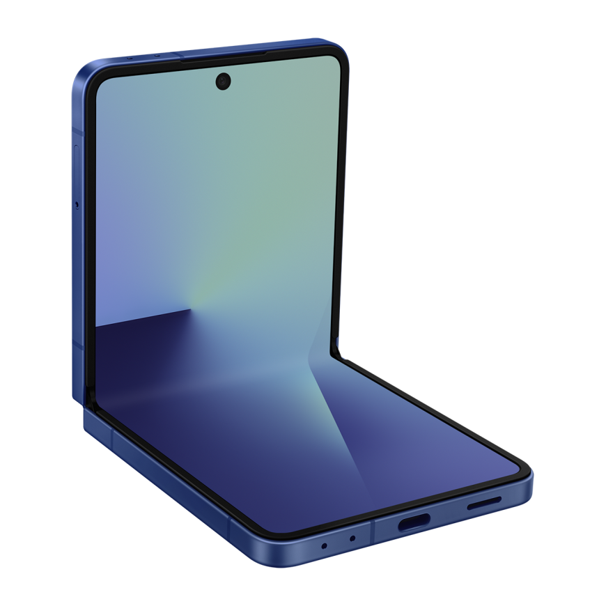 Смартфон Samsung Galaxy Z Flip 7 256 ГБ синий (Blue Shadow)